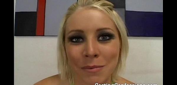  24 yo Brittney Burke Gets Casted For Porn